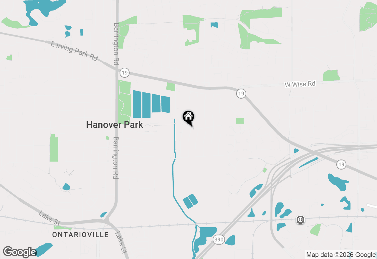 Map of 1243 Westchester Drive, Hanover Park, IL 60133
