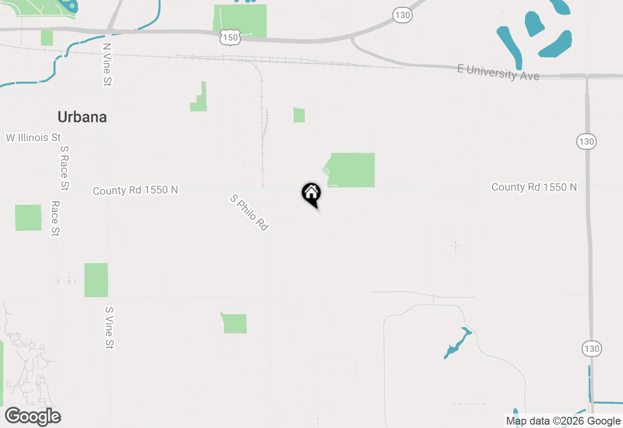 Map of 1616 Hunter Street, Urbana, IL 61802