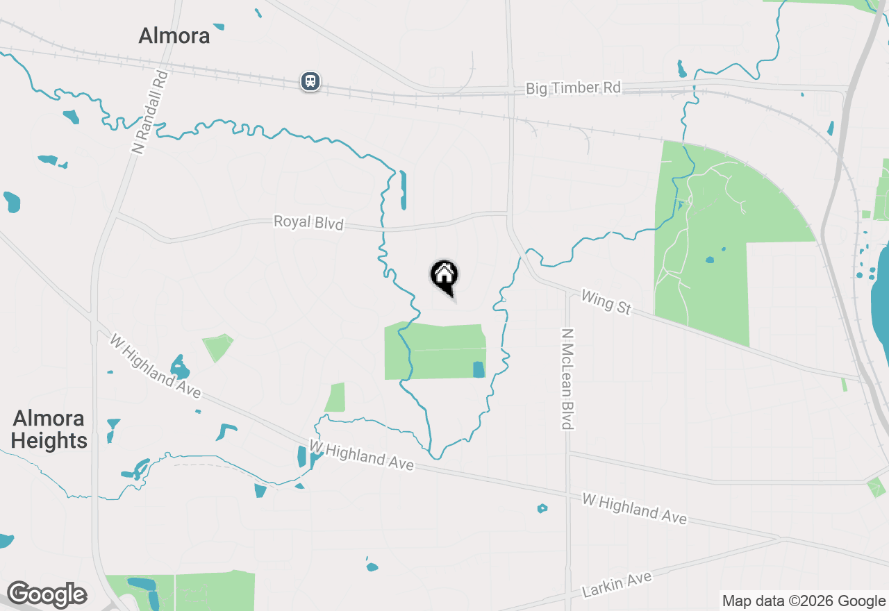 Map of 1662 Kimberly Avenue, Elgin, IL 60123