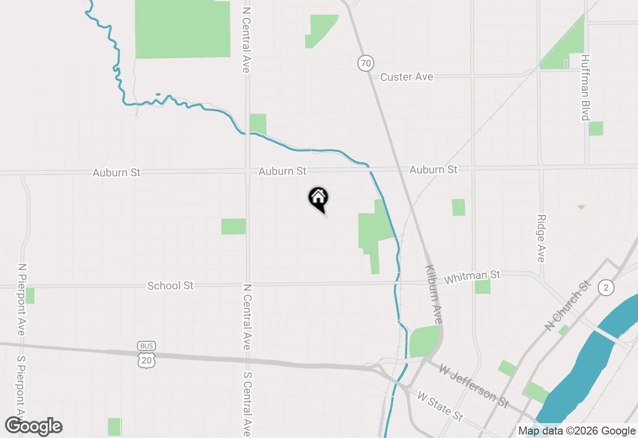 Map of 1228 Sherman Avenue, Rockford, IL 61101