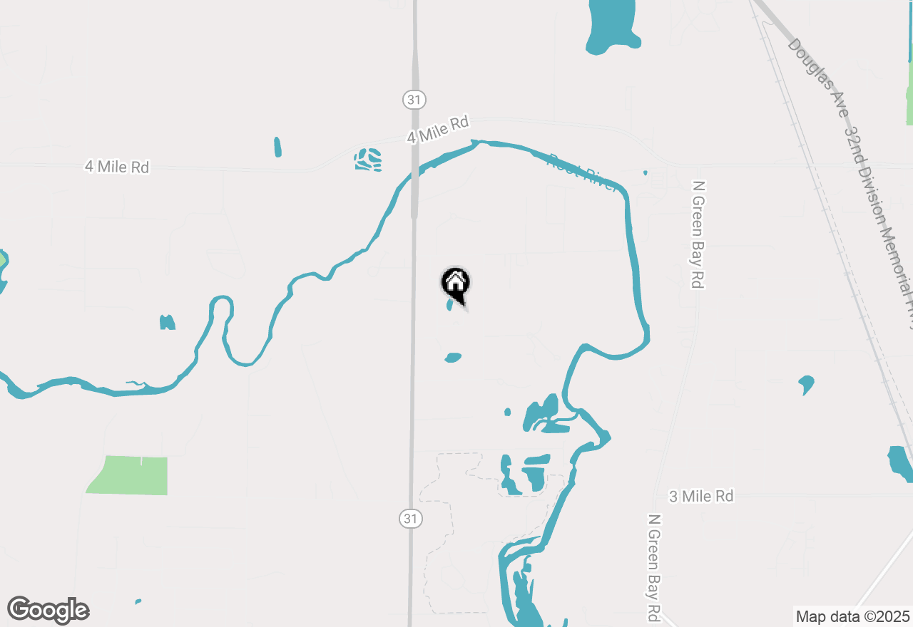 Map of 4538 Oakdale Dr, Racine, WI 53405