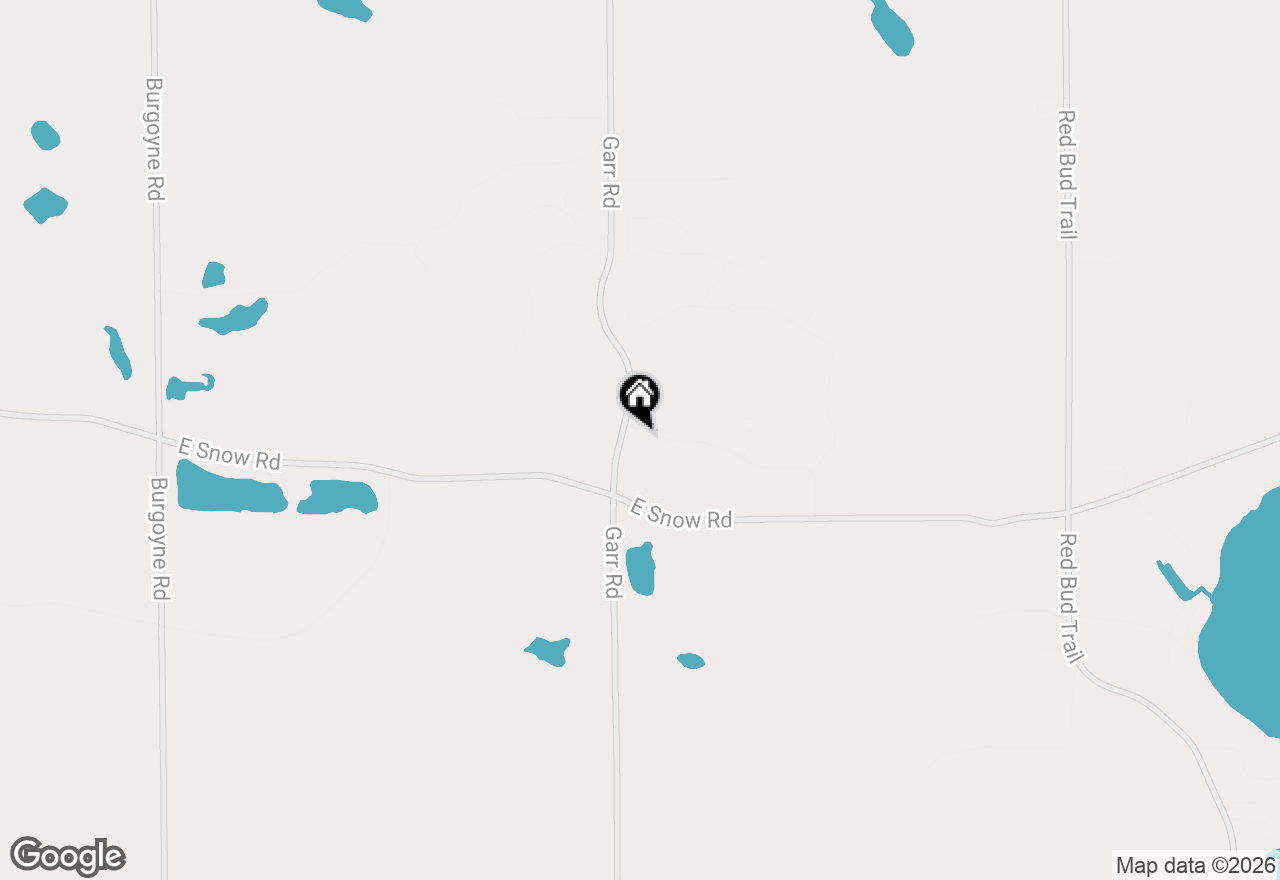 Map of 2552 Ridgewood Trail, Berrien Springs, MI 49103