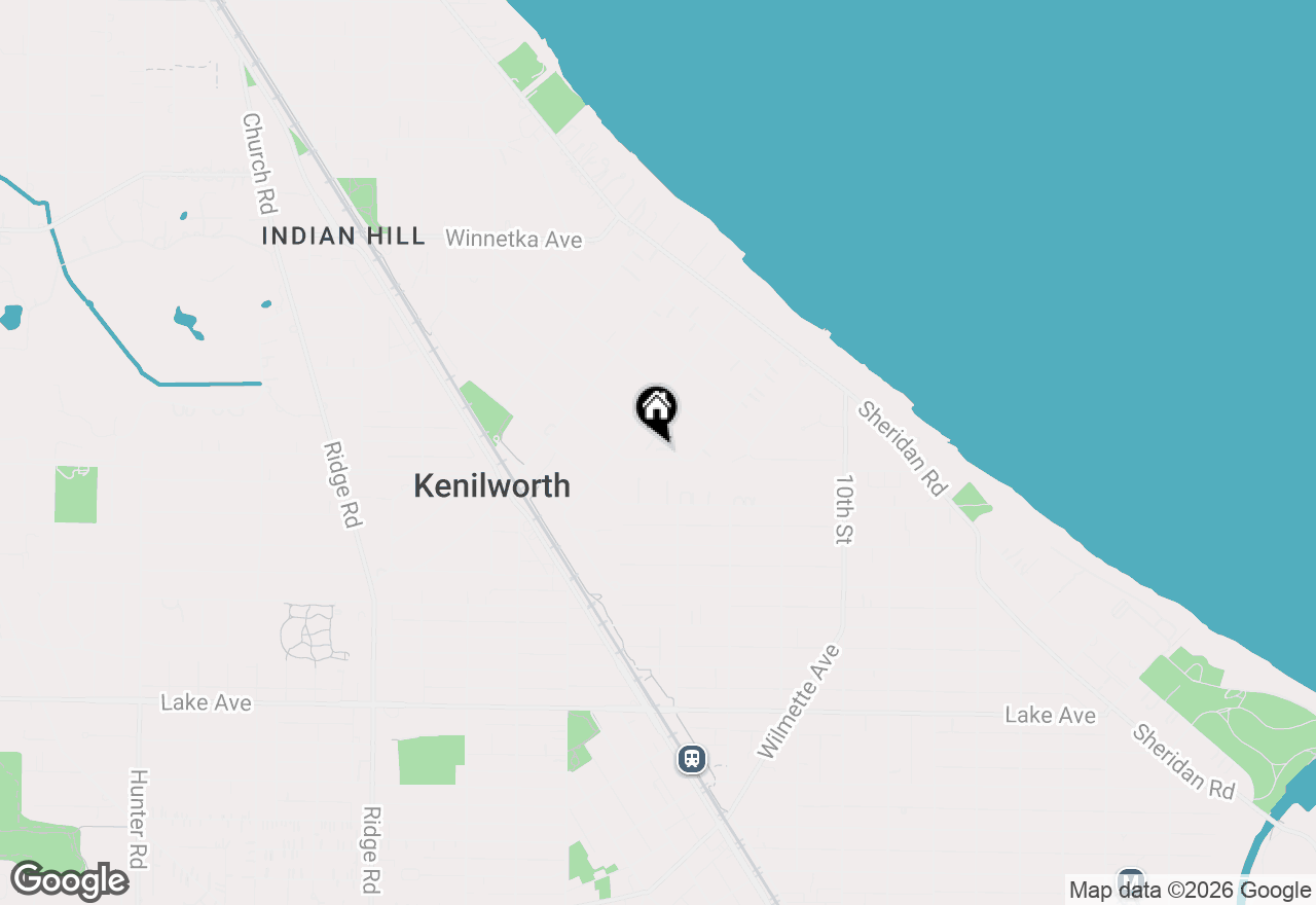 Map of 226 Essex Road, Kenilworth, IL 60043