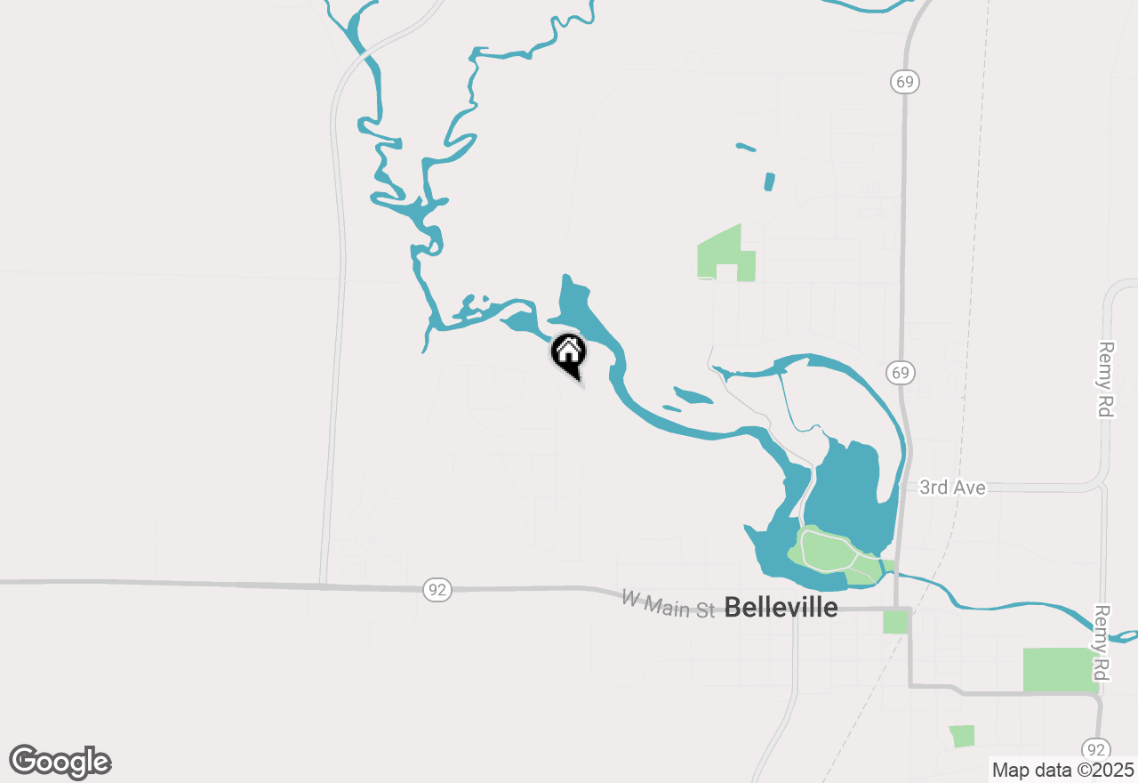 Map of 420 Carolina Street, Belleville, WI 53508