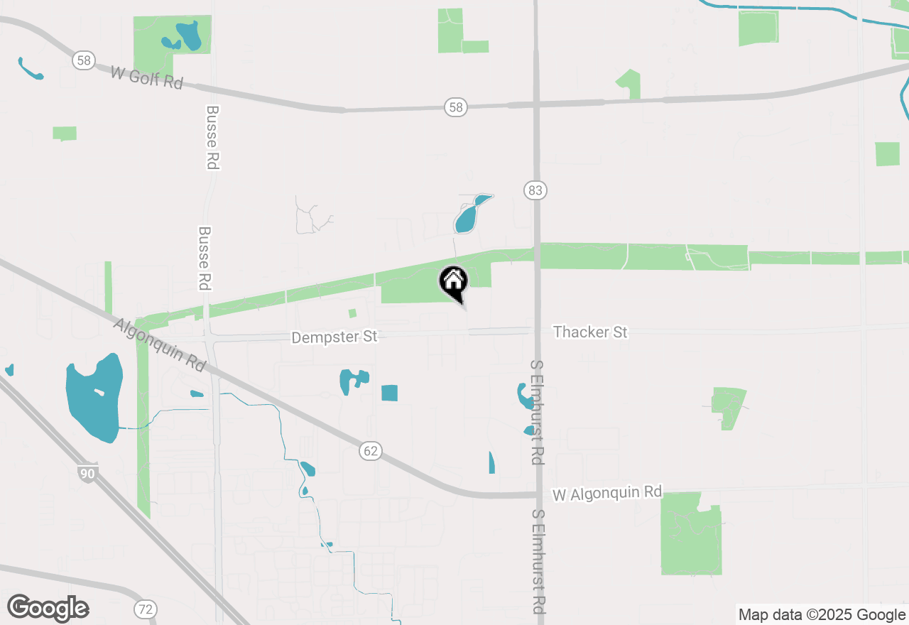 Map of 516 W Ida Court #1, Mount Prospect, IL 60056