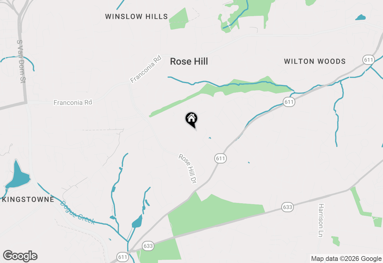 Map of 6302 Saddle Tree Drive, Alexandria, VA 22310