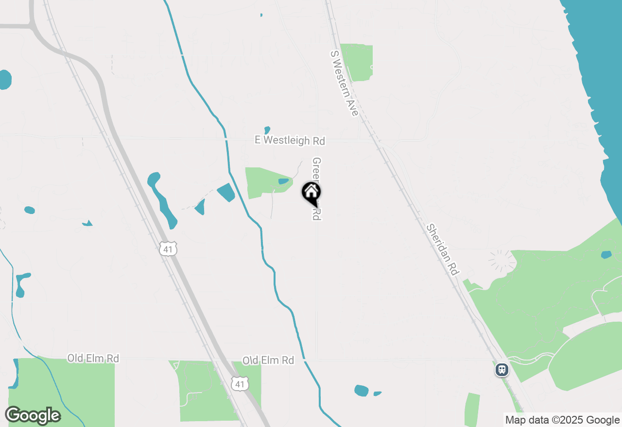 Map of 670 S Green Bay Road, Lake Forest, IL 60045