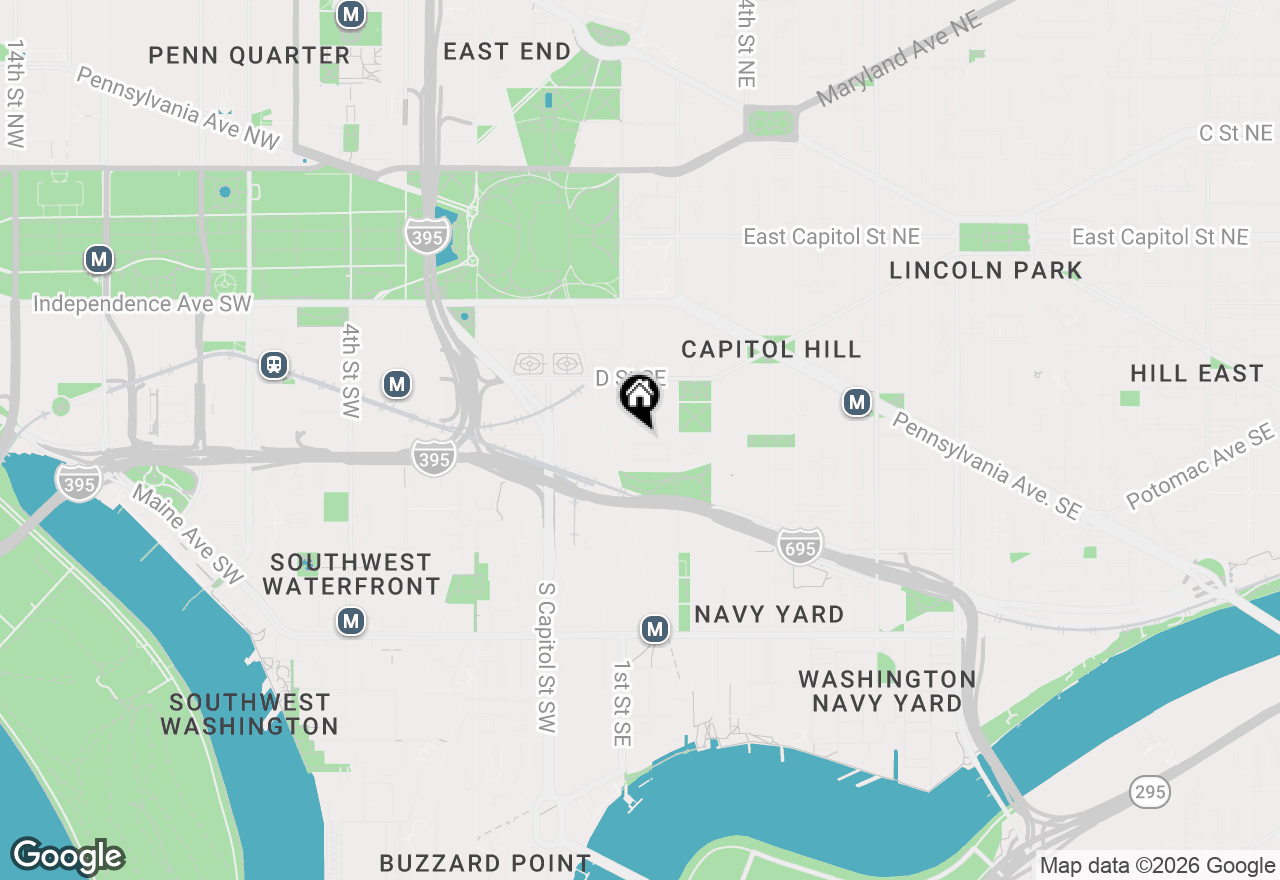 Map of 115 E Street Se #302, Washington, DC 20003