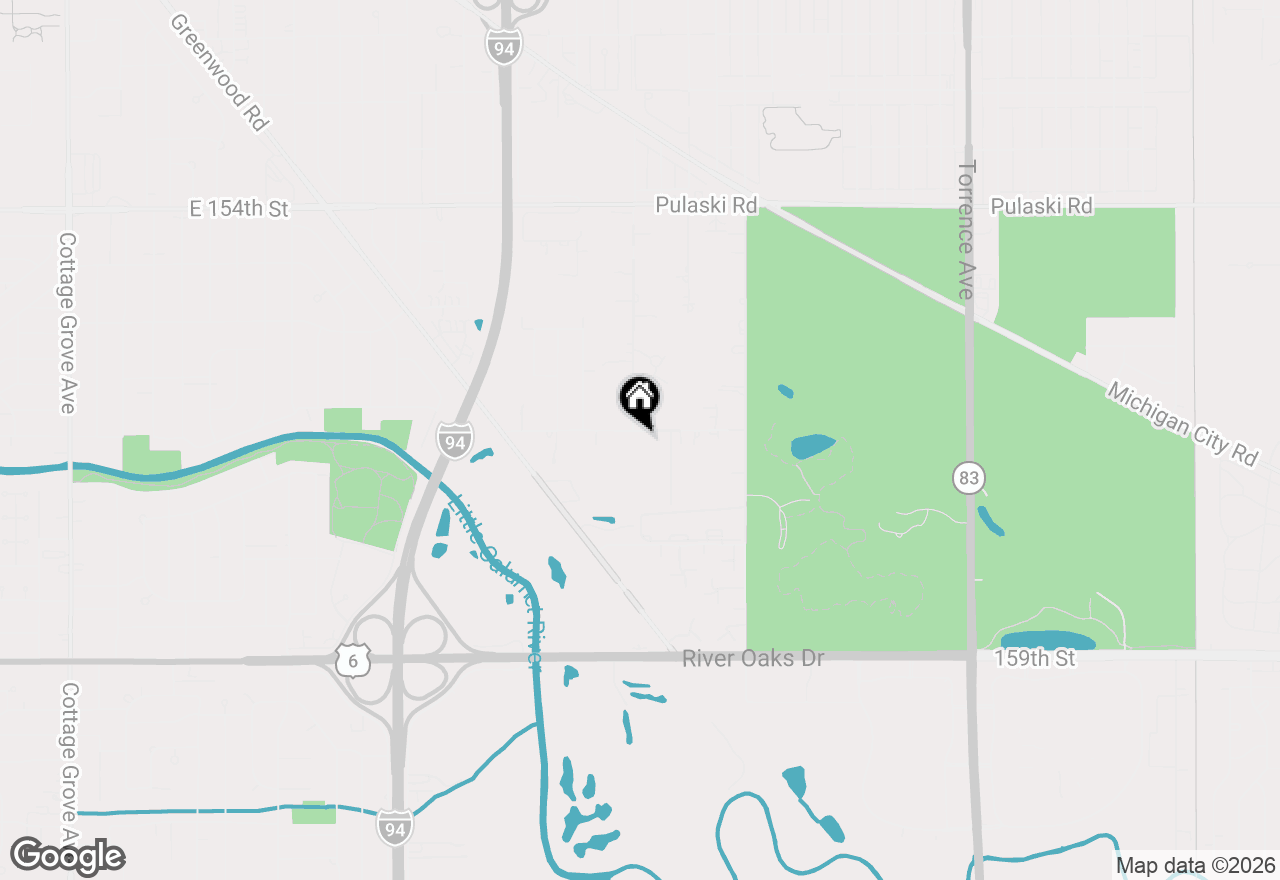 Map of 1773 E 158th Street, South Holland, IL 60473