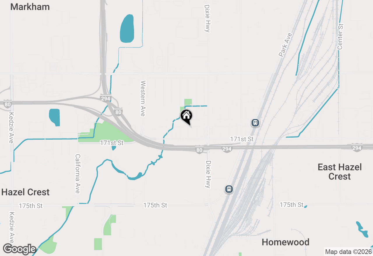 Map of 17031 Trapet Avenue, Hazel Crest, IL 60429