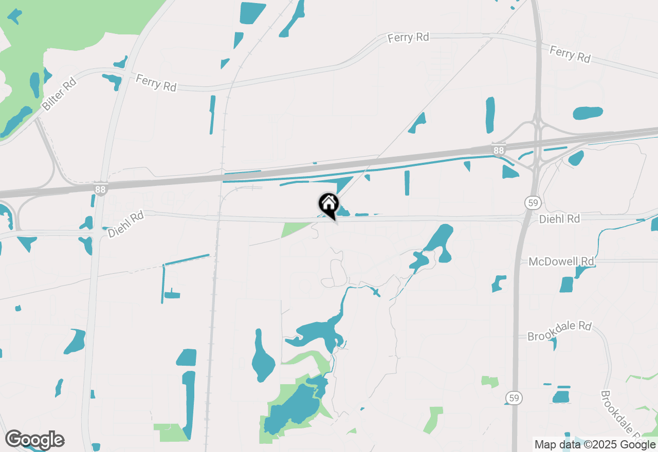 Map of 1645 Hilton Head Drive, Naperville, IL 60563