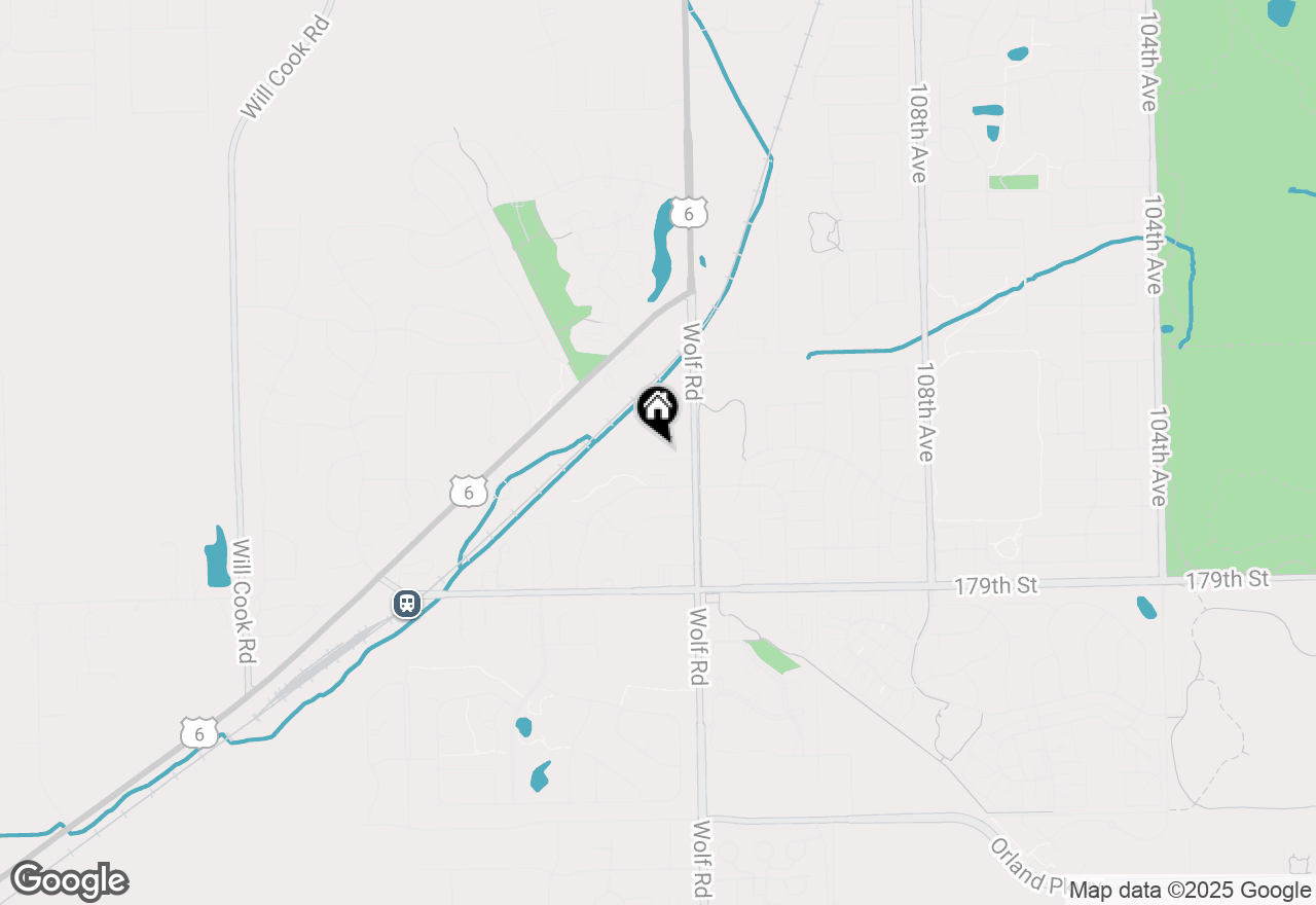 Map of 11224 Marley Brook Court, Orland Park, IL 60467
