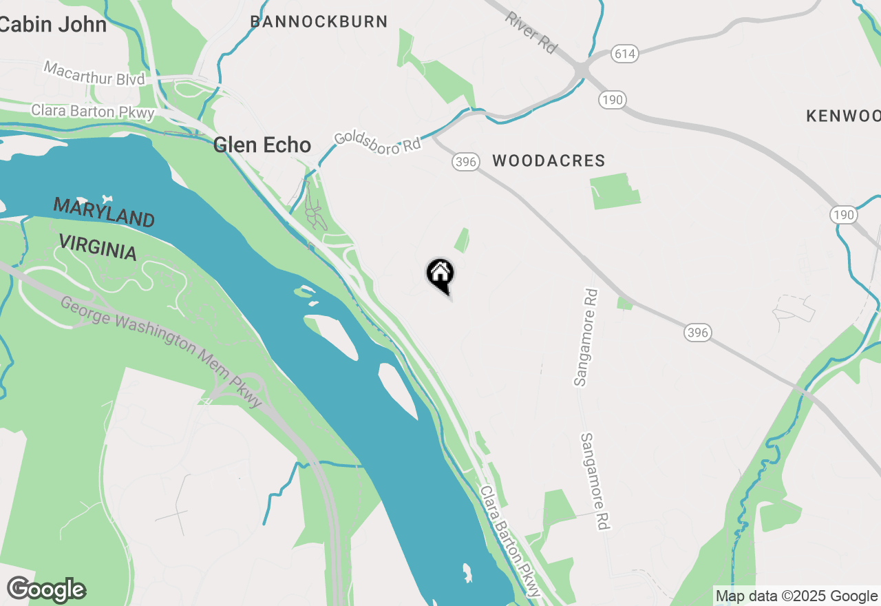 Map of 5420 Mohican Road, Bethesda, MD 20816