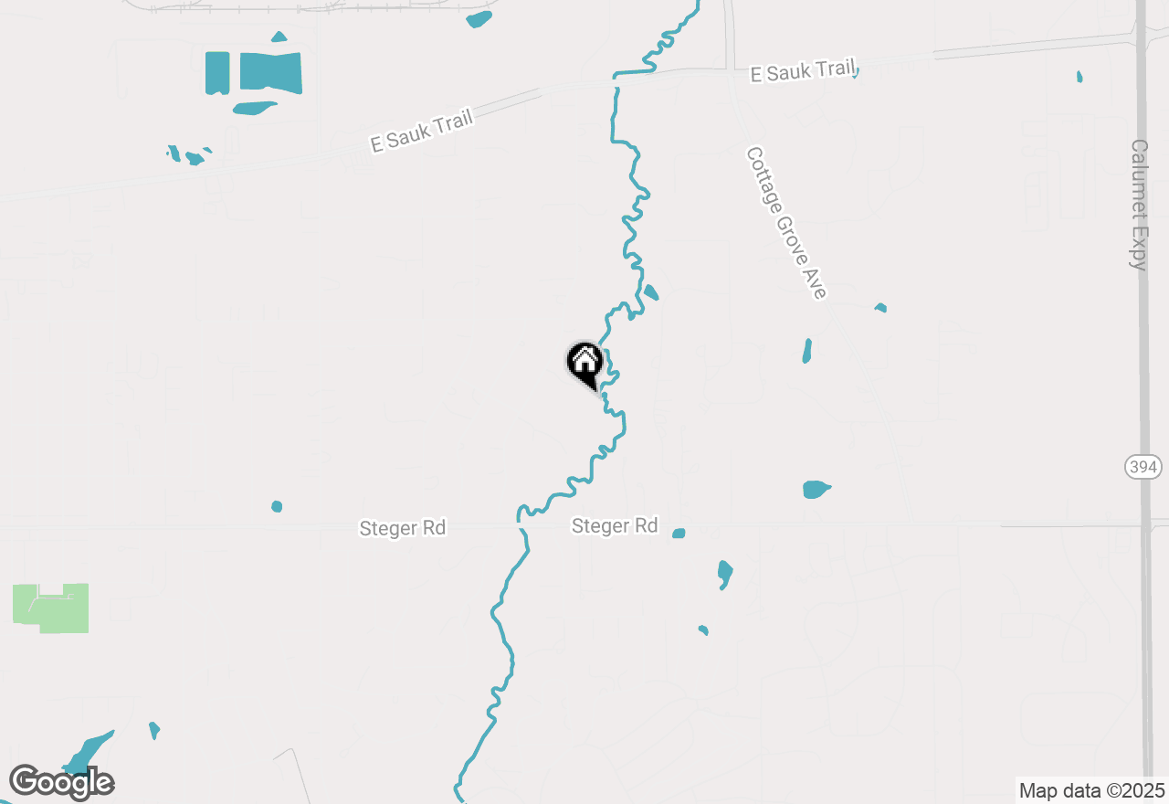 Map of 22775 Sherman Road, Steger, IL 60475