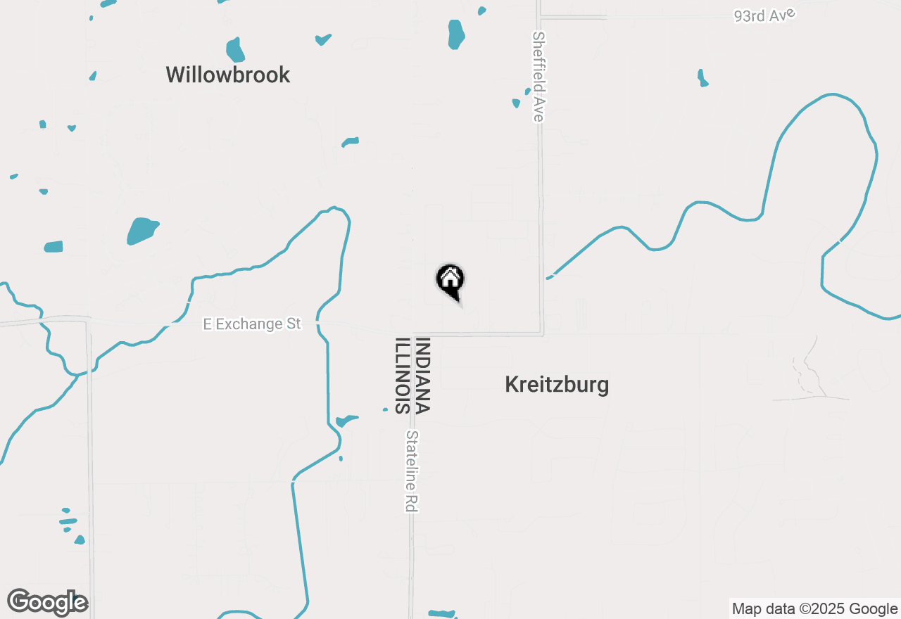 Map of 10053 Gettler Street, Dyer, IN 46311