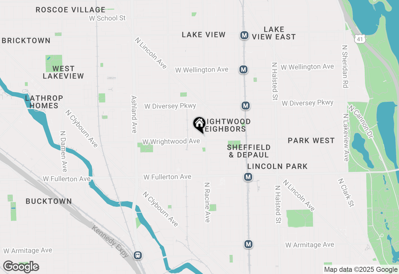 Map of 2611 N Magnolia Avenue, Chicago, IL 60614