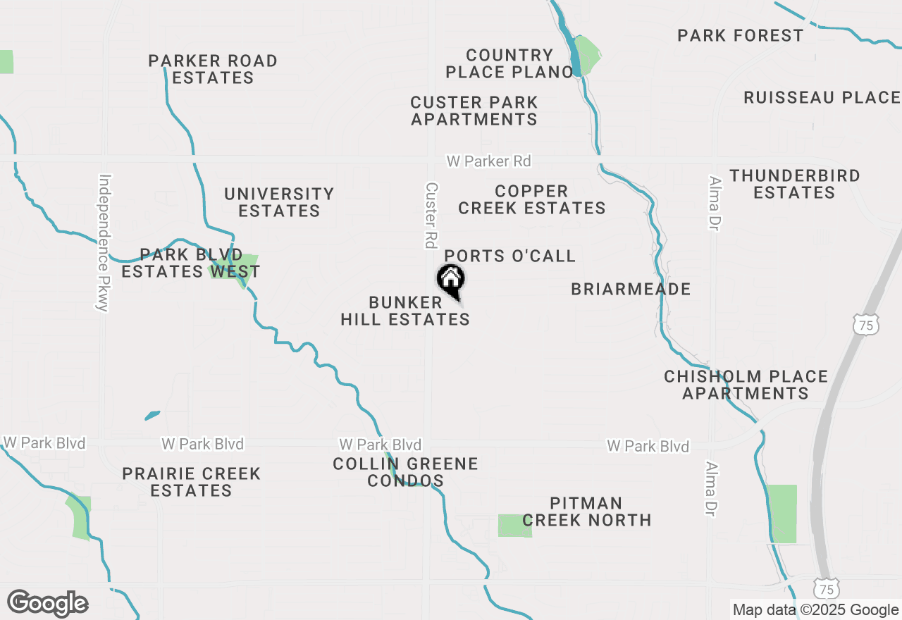 Map of 2541 Cladding Drive, Plano, TX 75075