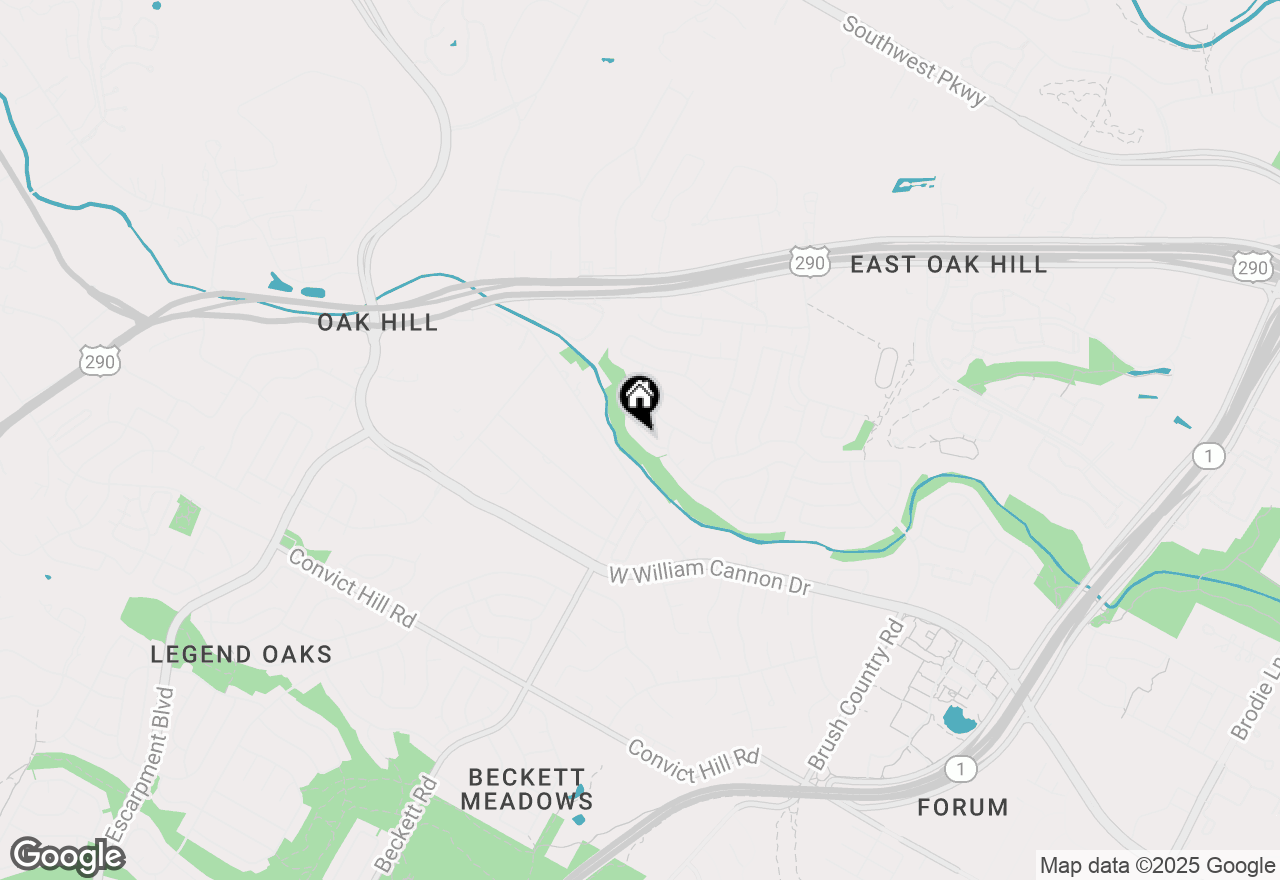 Map of 6412 Steer Trl, Austin, TX 78749