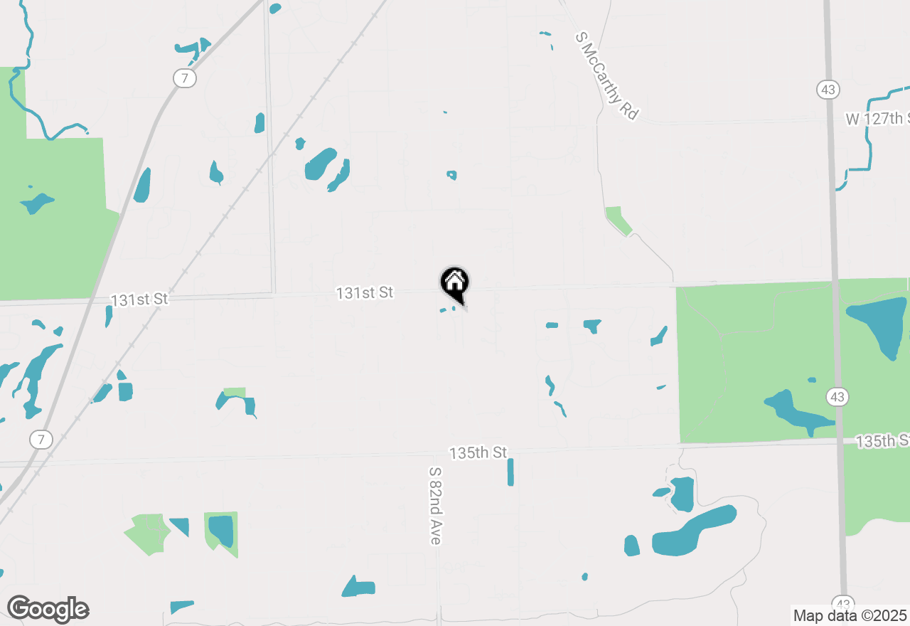 Map of 8 Margot Lane, Palos Heights, IL 60463