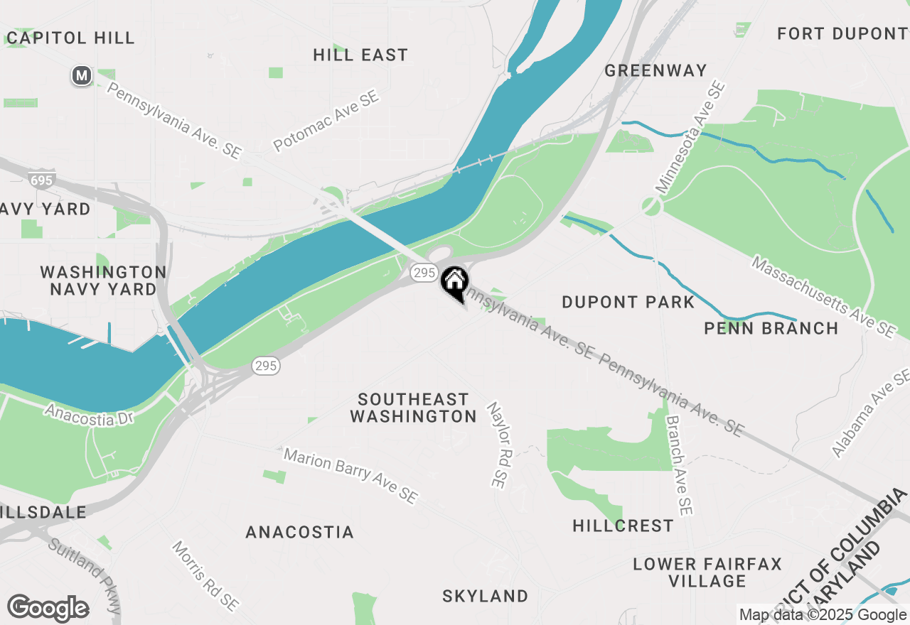 Map of 2305 Nicholson Se #404, Washington, DC 20020