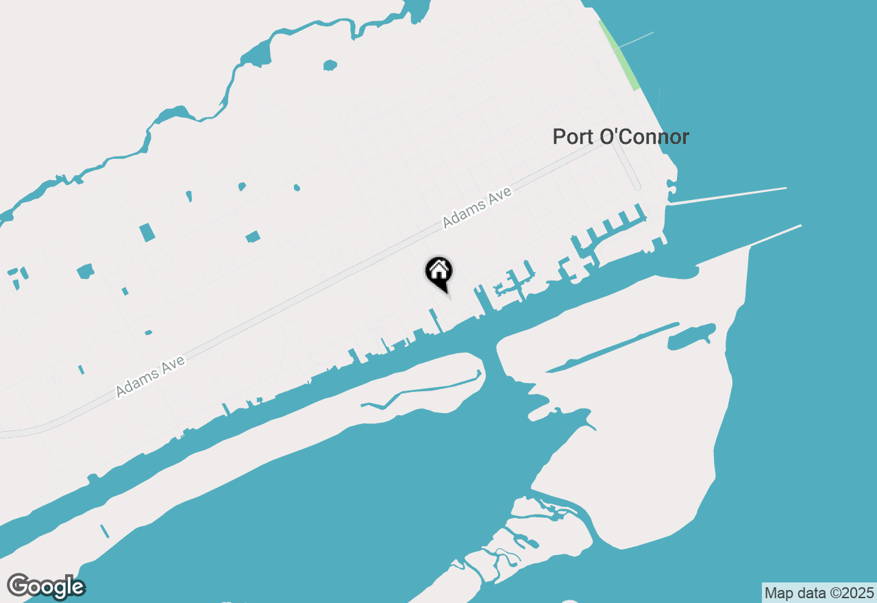 Map of 415 S 15th Street, Port O'connor, TX 77982