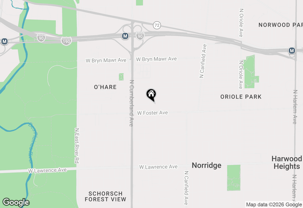 Map of 8231 W Berwyn Avenue, Chicago, IL 60656