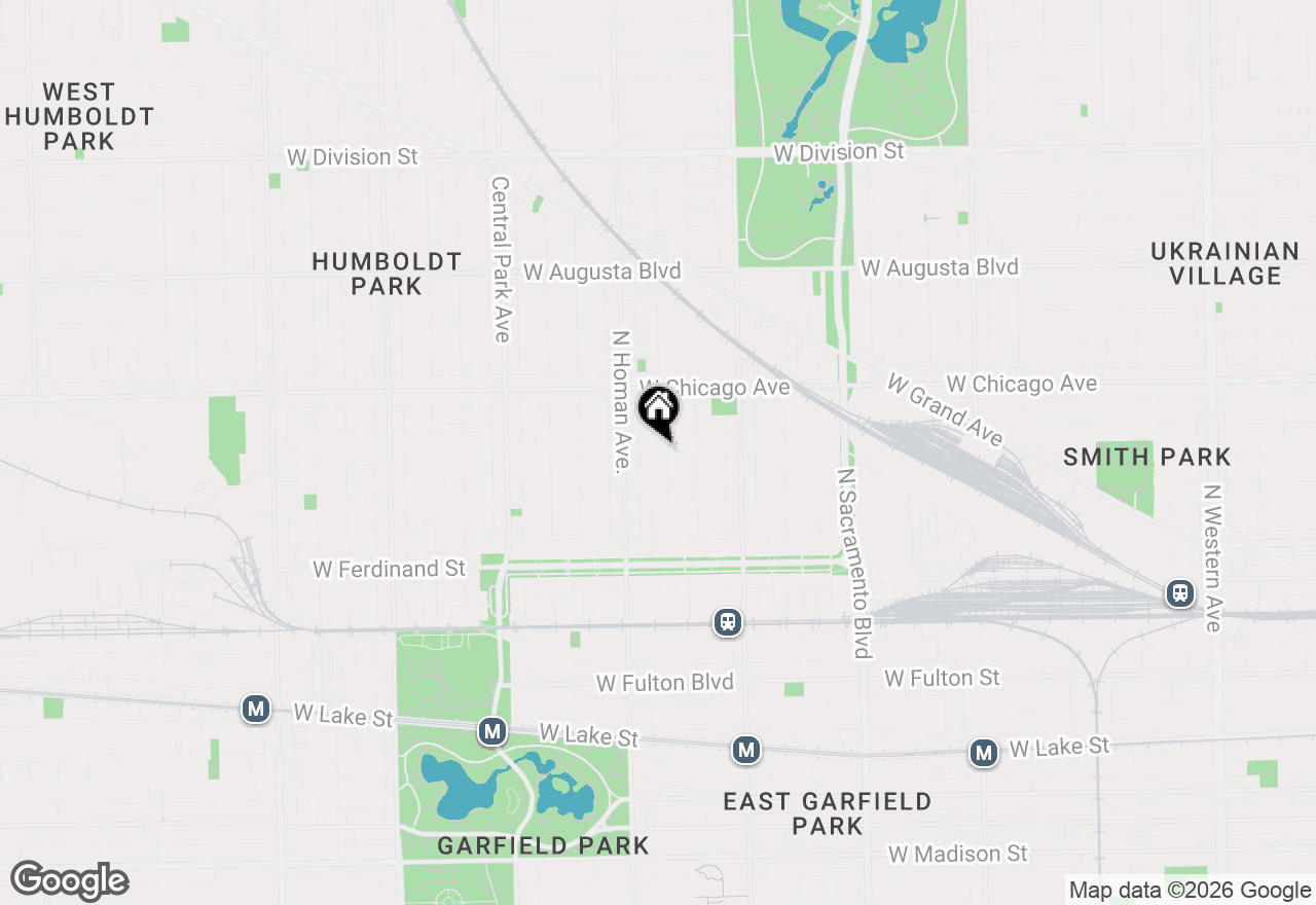 Map of 657 N Christiana Avenue, Chicago, IL 60624