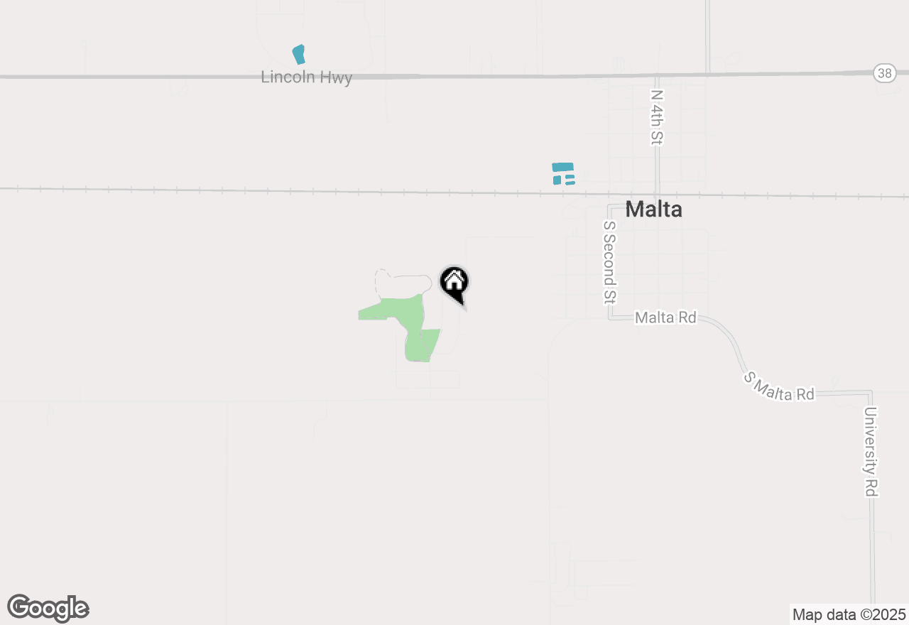 Map of 737 Prairie Pond Circle, Malta, IL 60150