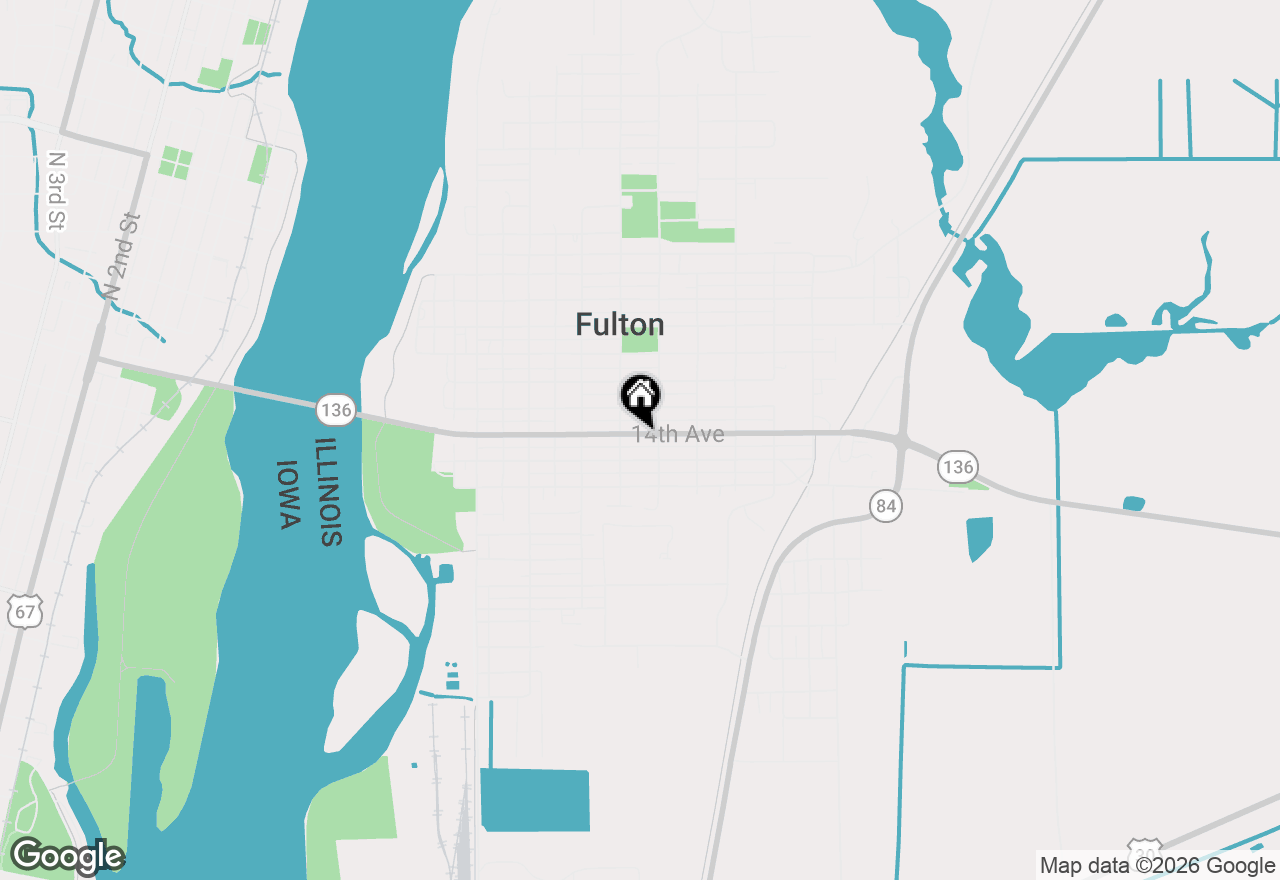 Map of 918 14th Avenue, Fulton, IL 61252