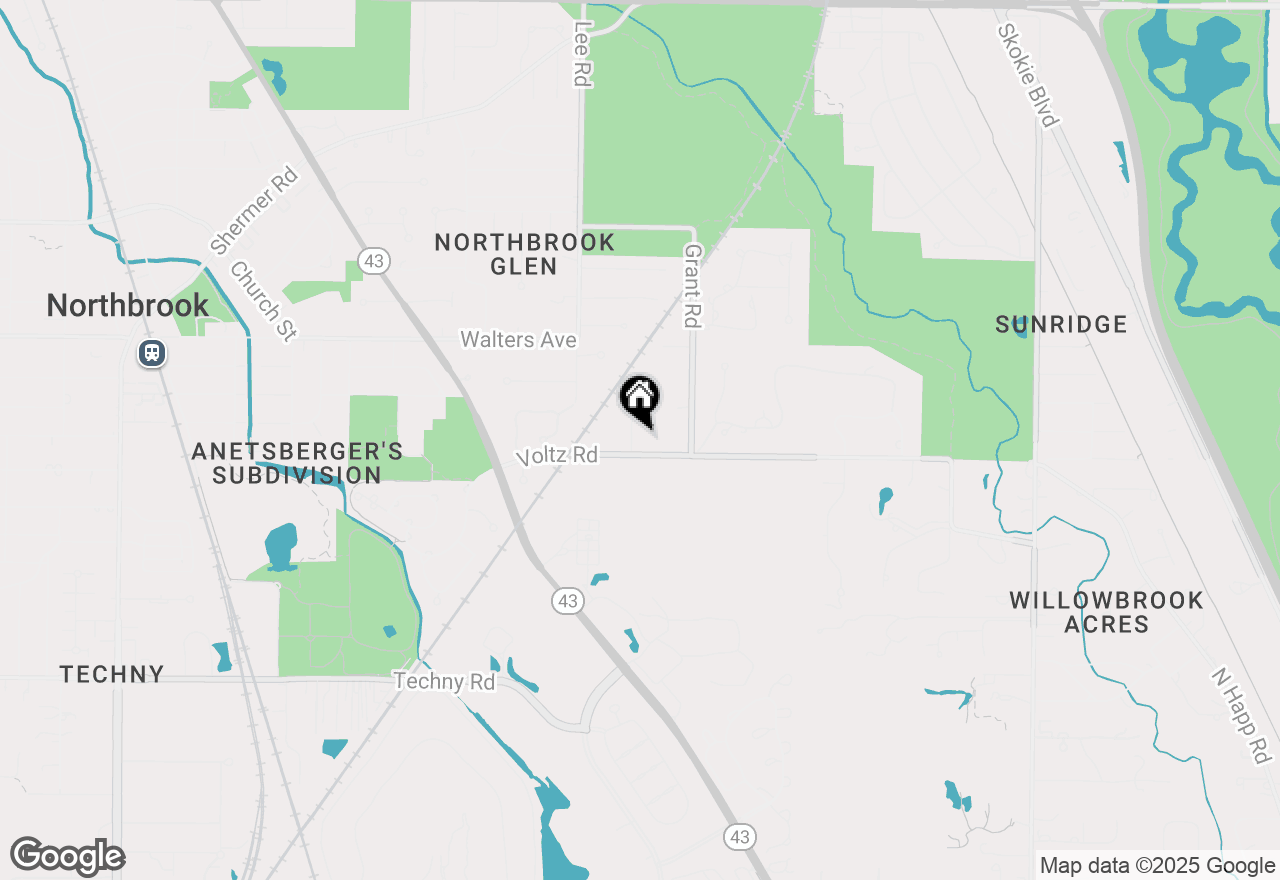 Map of 1541 Woodlark Drive, Northbrook, IL 60062