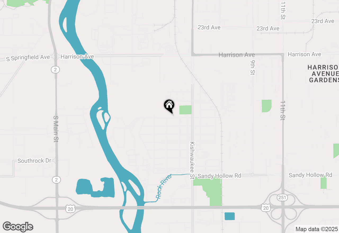 Map of 506 Brooke Road, Rockford, IL 61109
