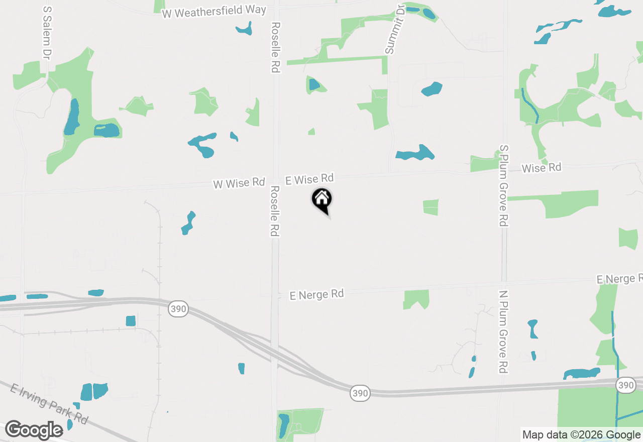 Map of 124 E Monterey Avenue, Schaumburg, IL 60193