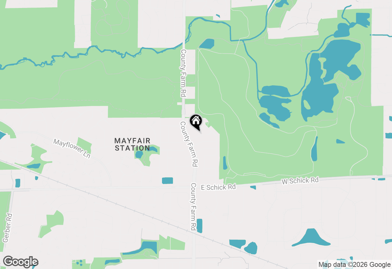 Map of 1784 Mccormick Lane, Hanover Park, IL 60133