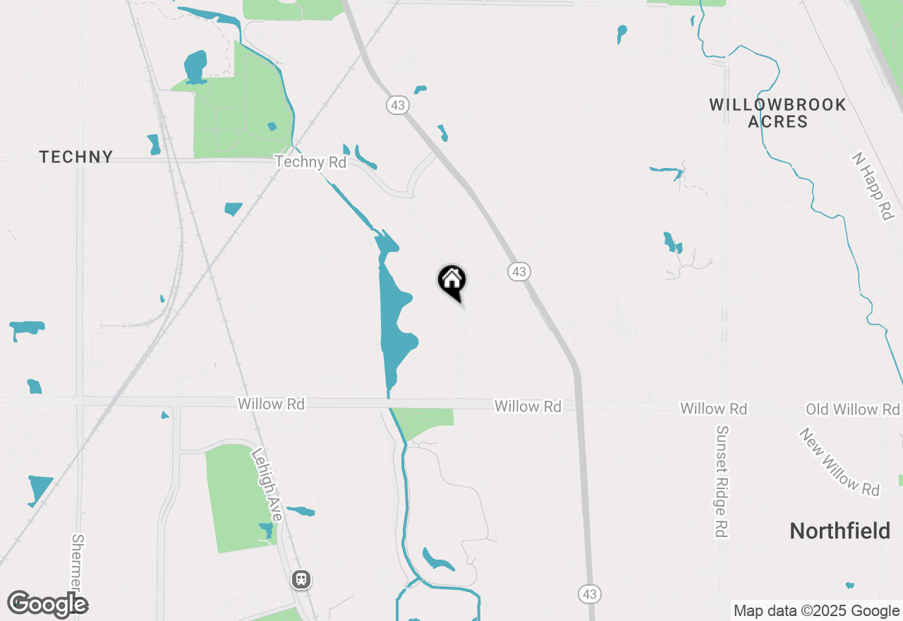 Map of 1112 Kensington Drive #A2, Northbrook, IL 60062