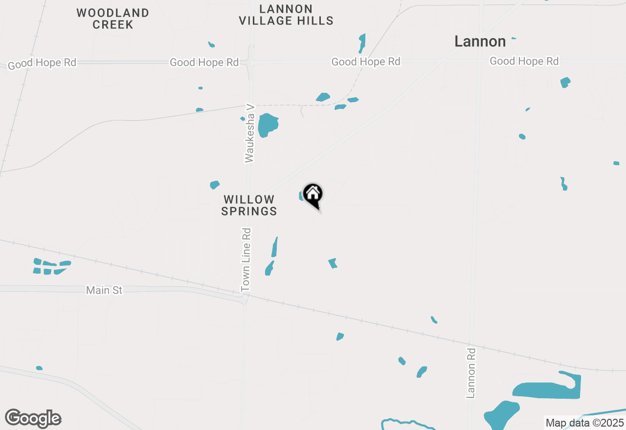 Map of W214N6683 Fairview Dr, Menomonee Falls, WI 53051
