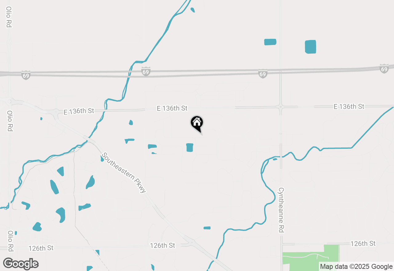 Map of 15104 Bentfield Court, Fishers, IN 46037