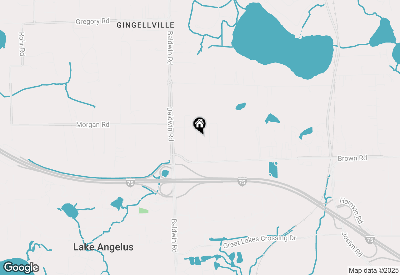 Map of 4845 Huston Drive, Lake Orion, MI 48359