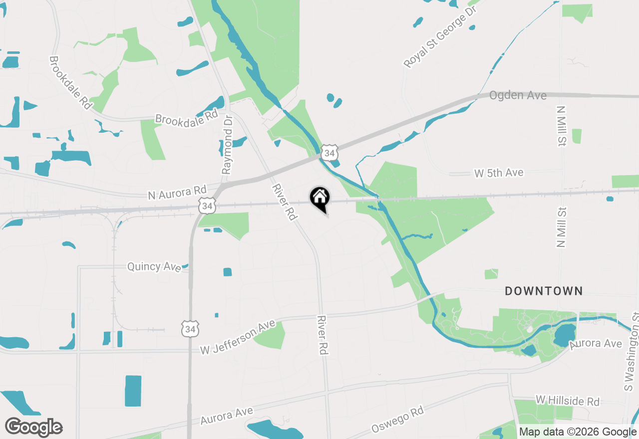 Map of 1212 Whispering Hills Court #3B, Naperville, IL 60540