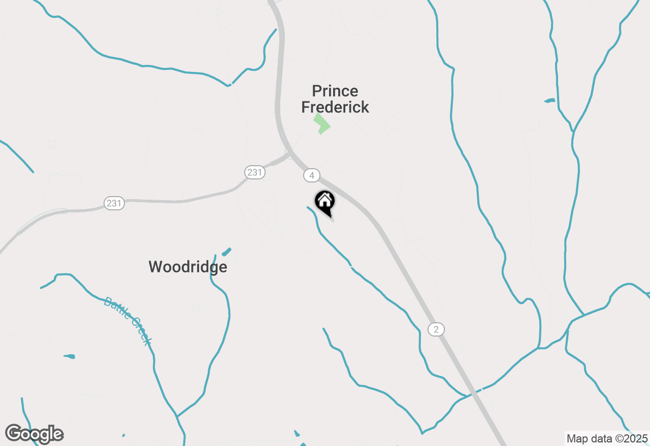 Map of 85 Sherry Lane, Prince Frederick, MD 20678