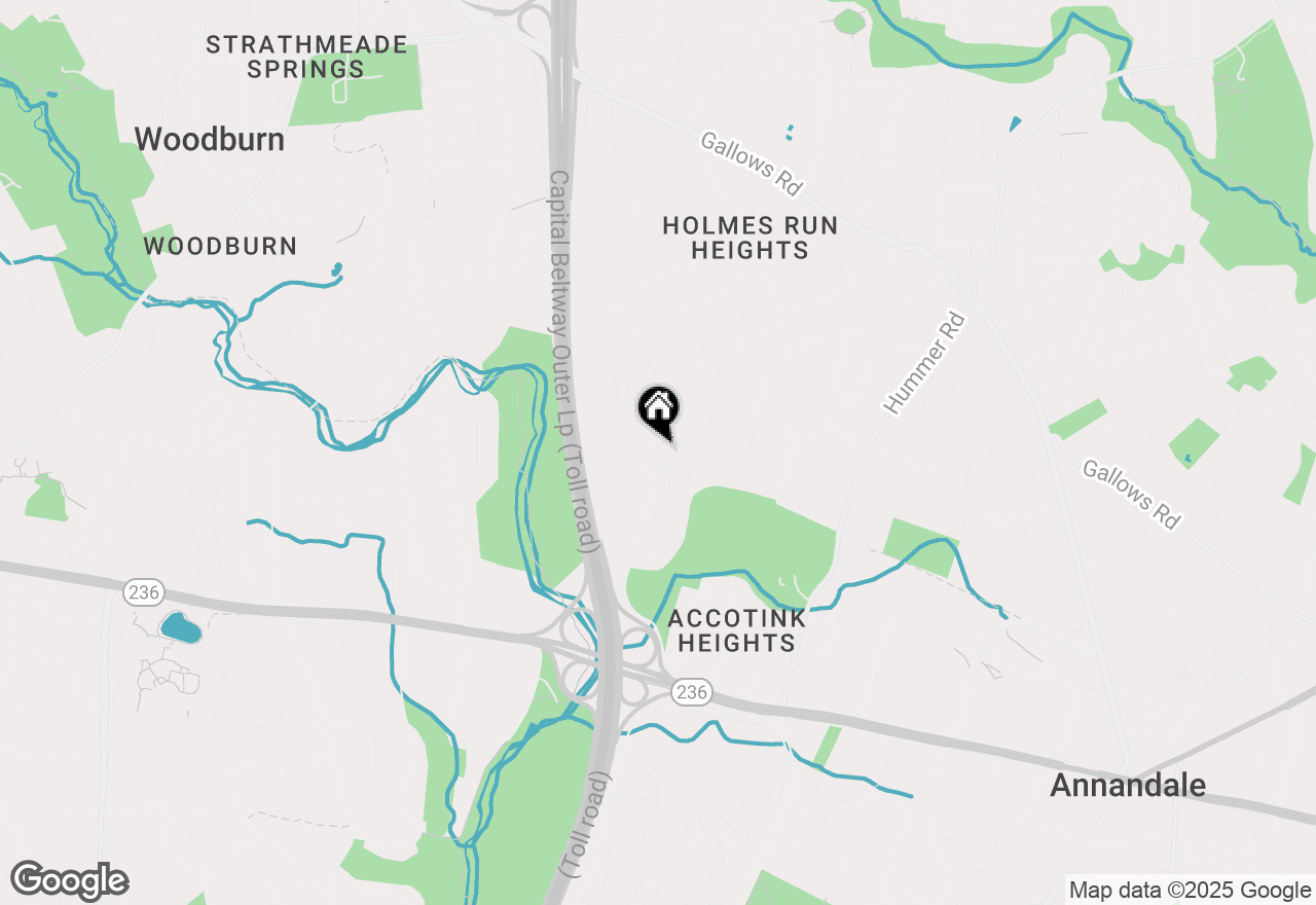 Map of 7833 Byrds Nest Pass, Annandale, VA 22003