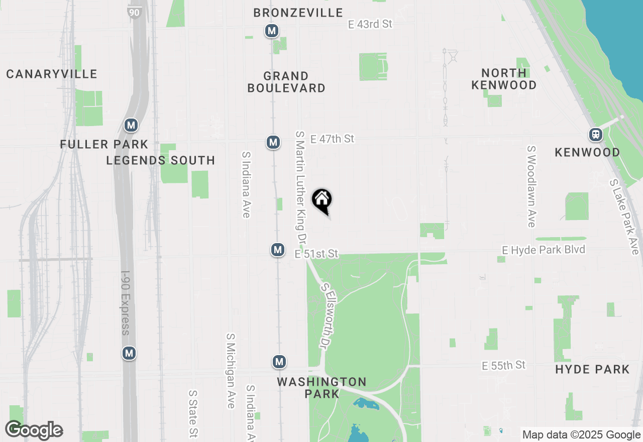 Map of 4955 S Washington Park Court, Chicago, IL 60615