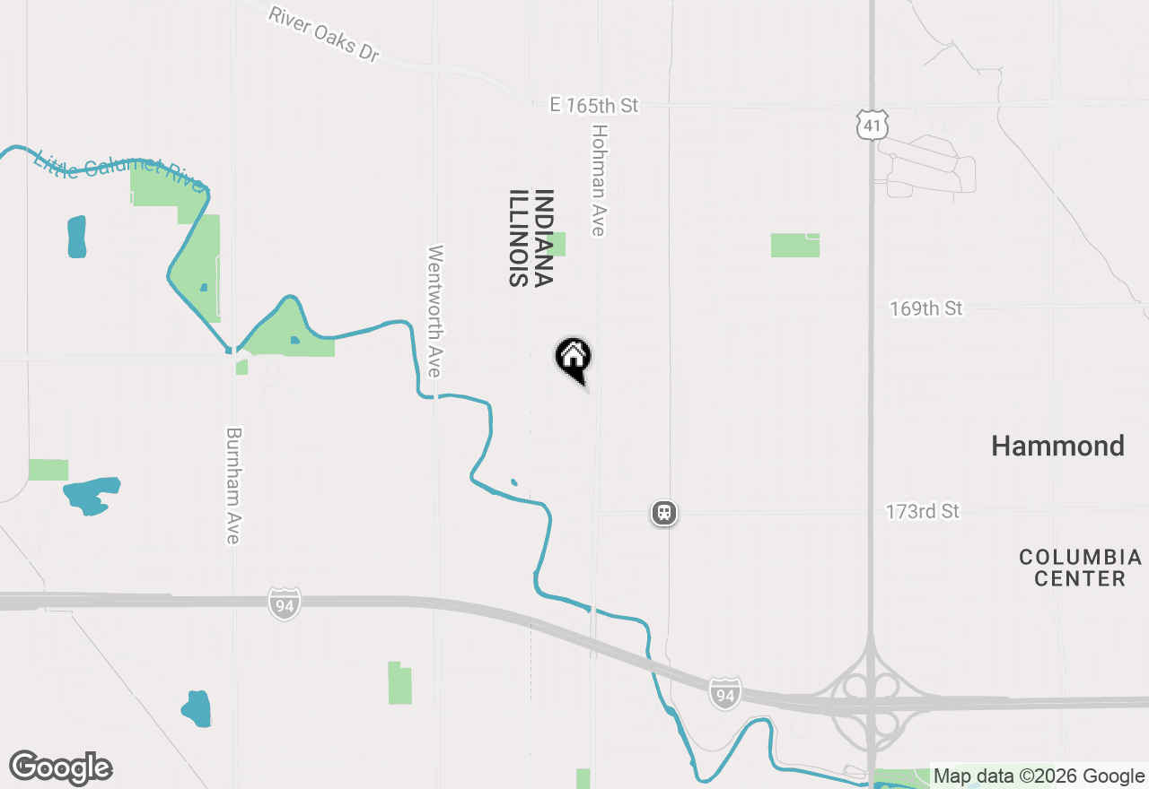 Map of 7039 Forest Avenue, Hammond, IN 46324