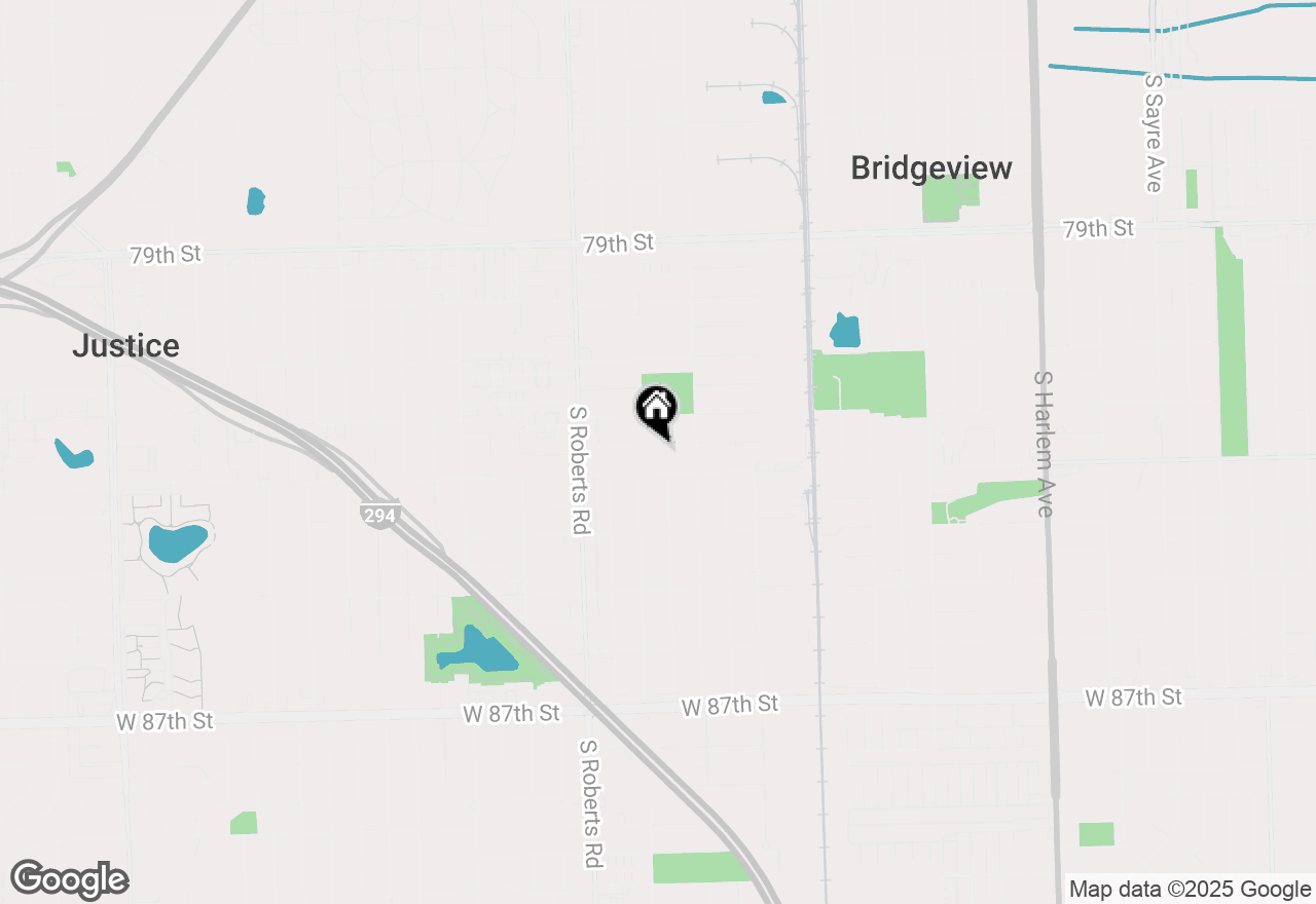 Map of 7837 W 82nd Place, Bridgeview, IL 60455