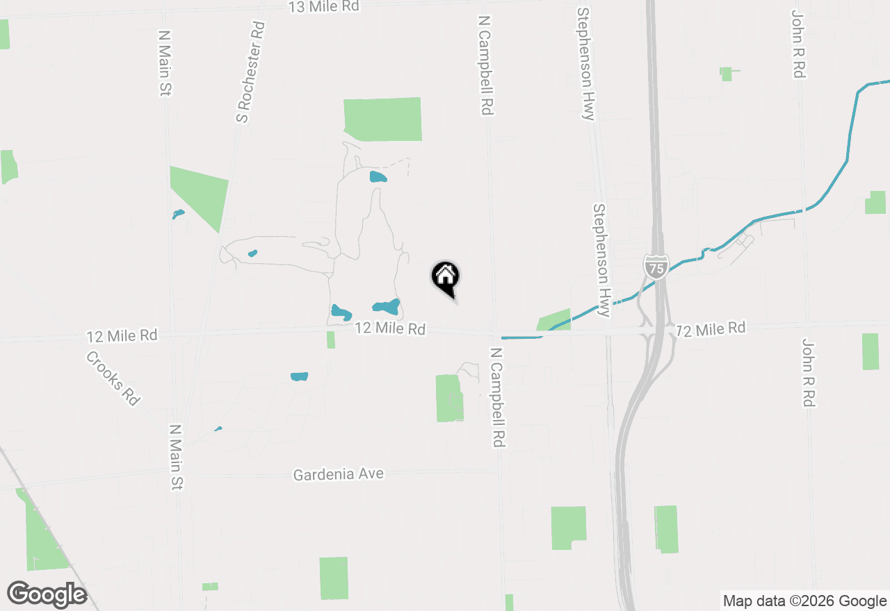 Map of 1913 N Connecticut Avenue, Royal Oak, MI 48073