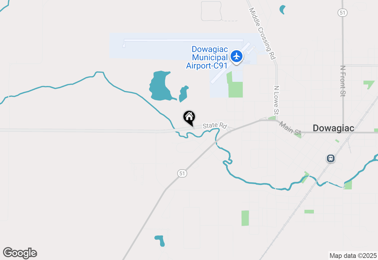 Map of 29131 W M 62, Dowagiac, MI 49047