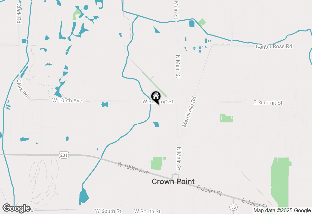 Map of 845 Summit Park Court N, Crown Point, IN 46307