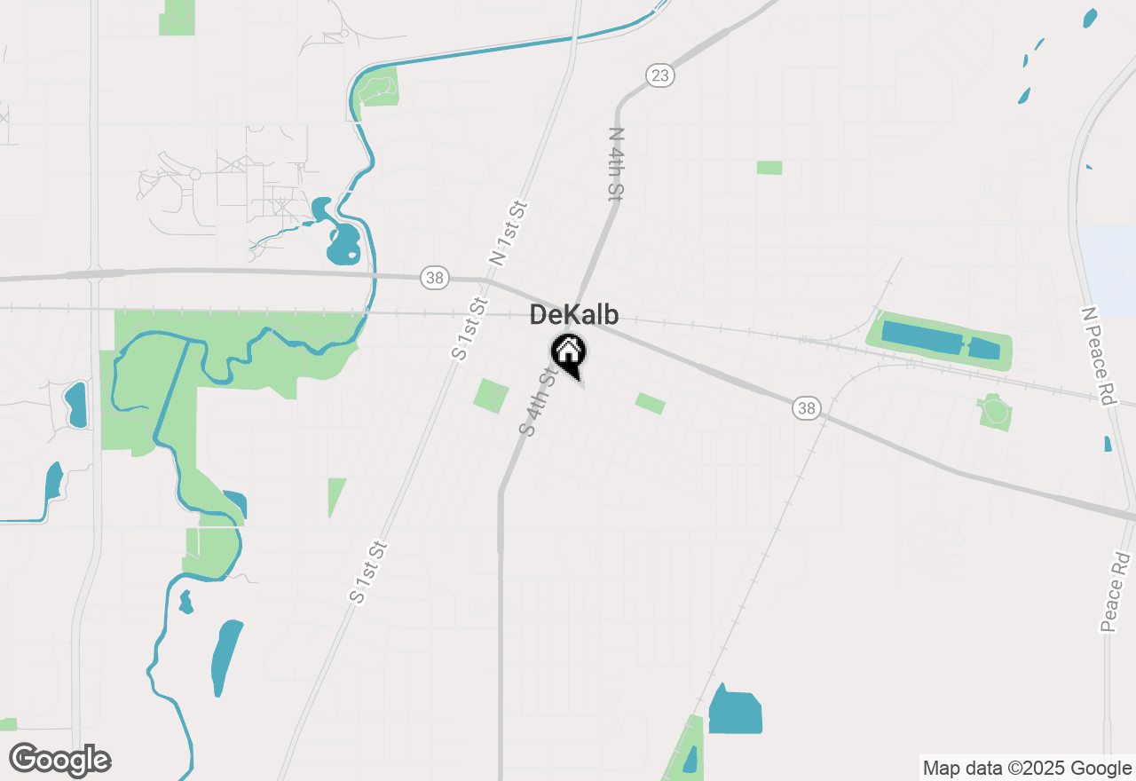 Map of 311 S 5th Street, Dekalb, IL 60115