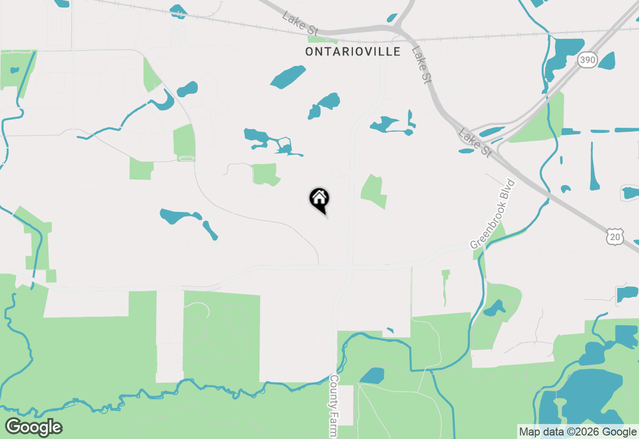 Map of 1069 Waterford Road, Bartlett, IL 60103