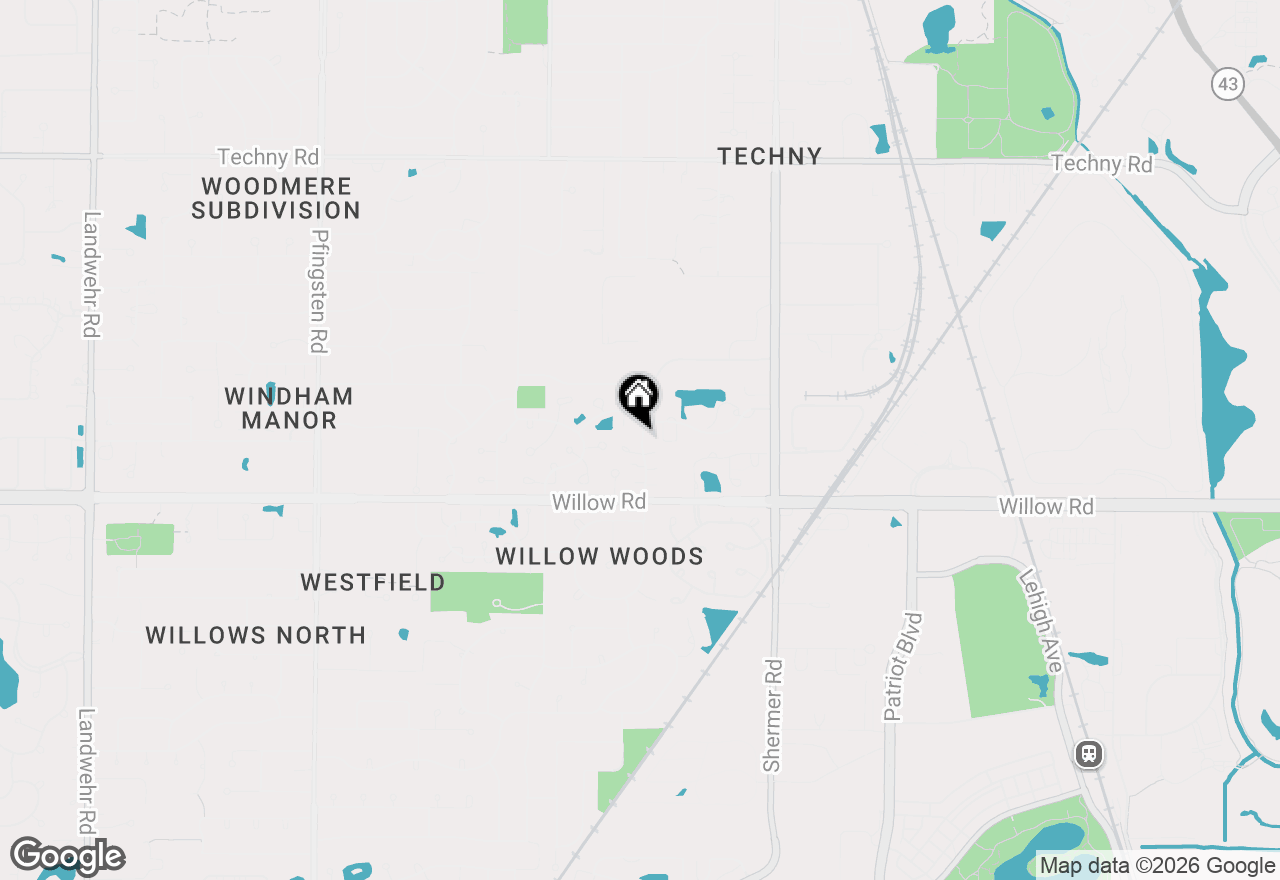 Map of 2422 Salceda Drive, Northbrook, IL 60062