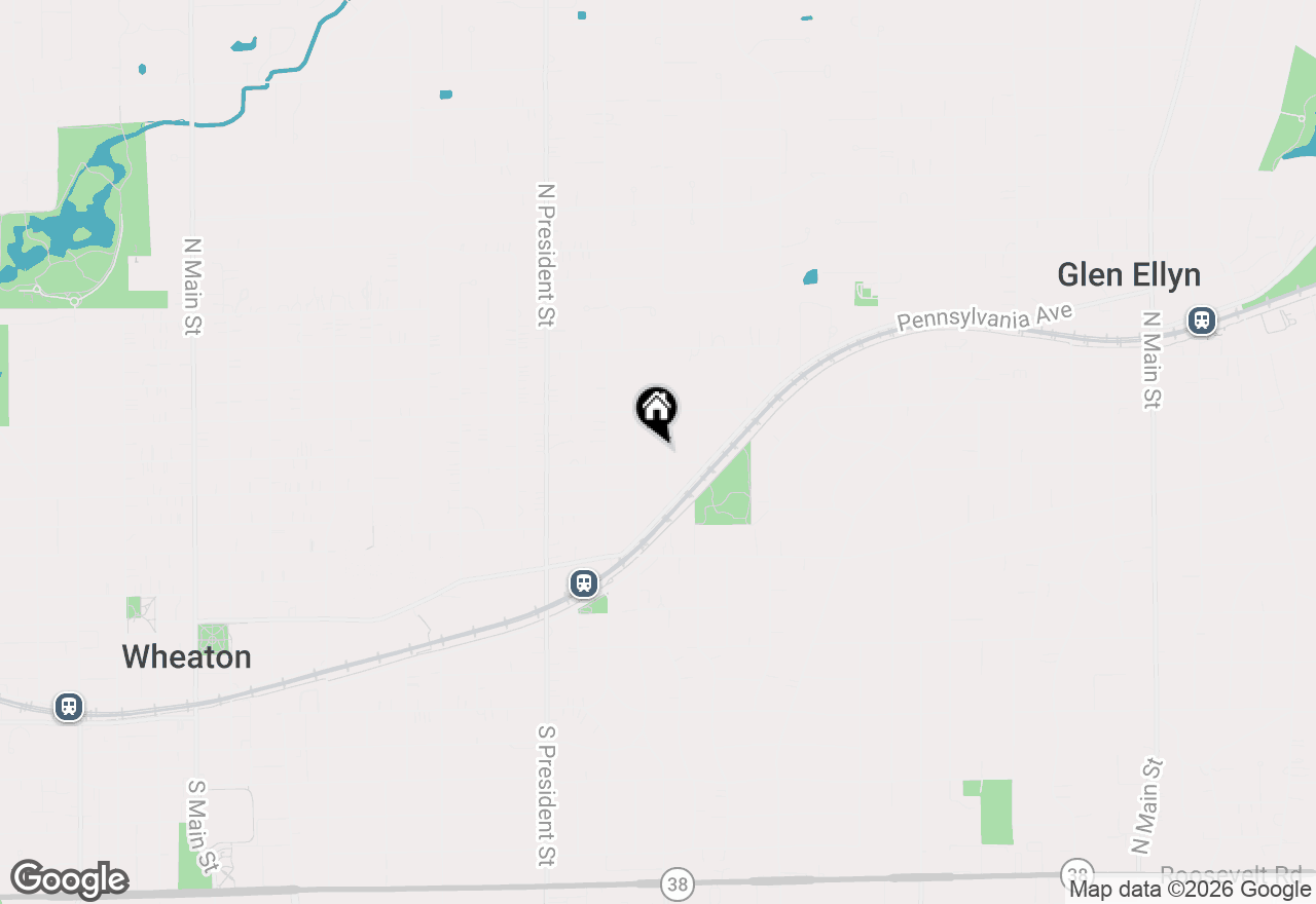 Map of 810 N Summit Street, Wheaton, IL 60187